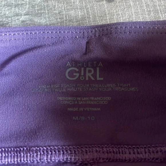 Purple girls athleta leggingss - Picture 3 of 5
